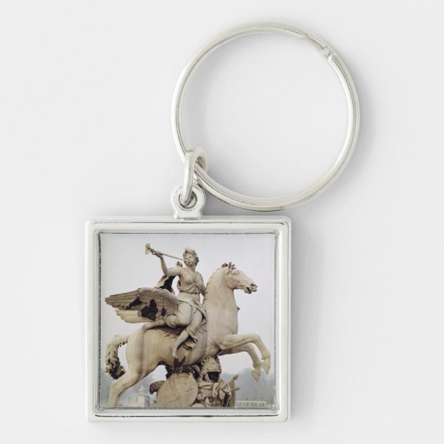 Fame Riding Pegasus  1699-1702 Keychain (Front)