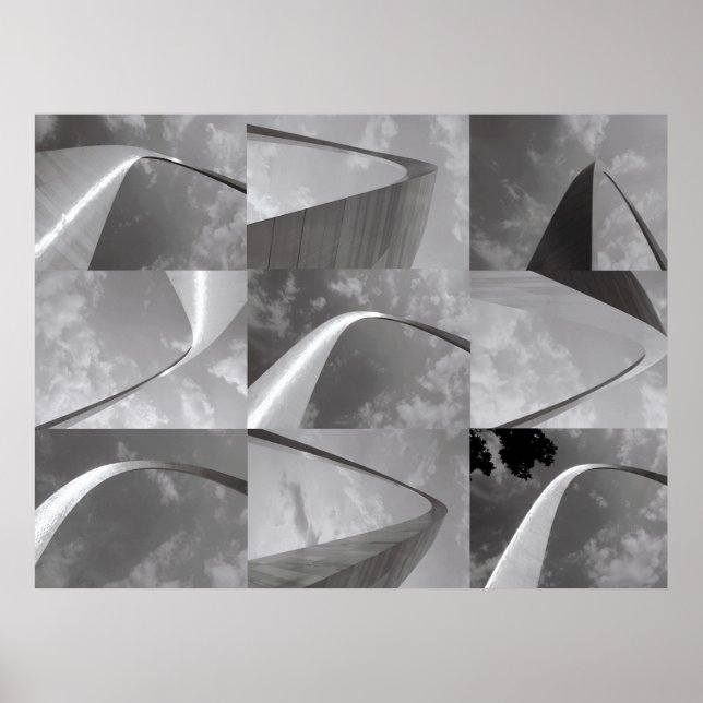 Famed Gateway to the West St Louis Arch Poster (Front)