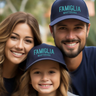 Famiglia (Family) personalized embroidered cap