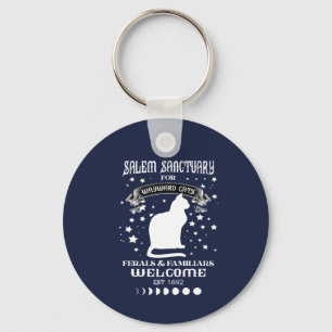 familiars cat lovers design keychain