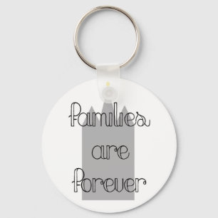 families are forever mormon lds temple keychain