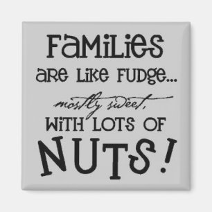 Families are like fudge magnet