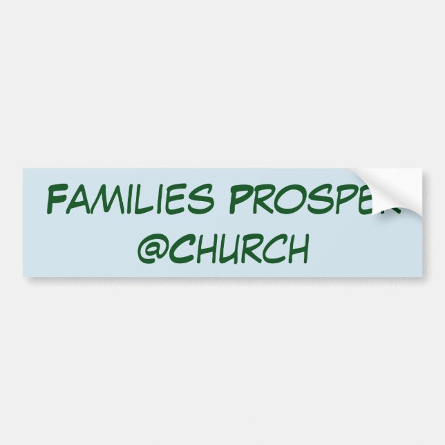 Families Prosper @Church sticker (Front)
