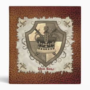 Famille Crest Couronne Nom de famille Classeur