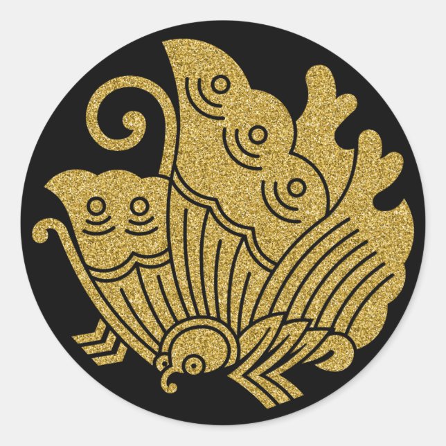 [Famille Crest] Sticker à papillon (Devant)