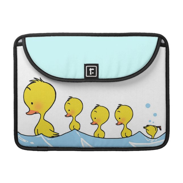 Famille de canard de natation (Devant fermé)