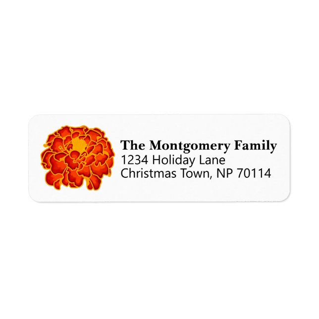 Famille de Fleurs Marigold (Devant)