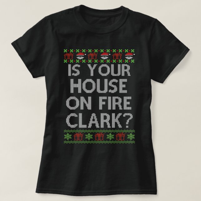 Famille de Noël Clark laide Sweat drôle Noël pour (Design devant)