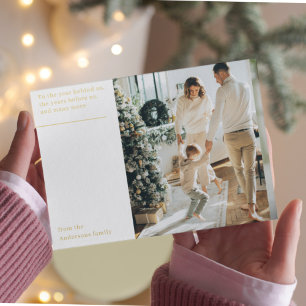 Famille de photos de Noël   Carte postale Joyeux j