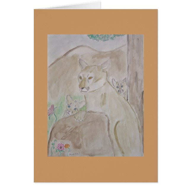 famille de puma (Devant)