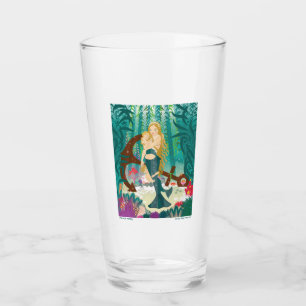 Famille de sirènes (blondes noires) Verre
