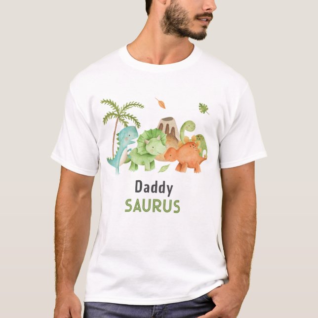 Famille Dinosaur Tshirt parent (Devant)