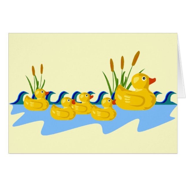 Famille en caoutchouc de canard (Devant horizontal)