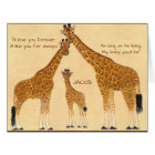 Famille Giraffe - Faire-part de naissance