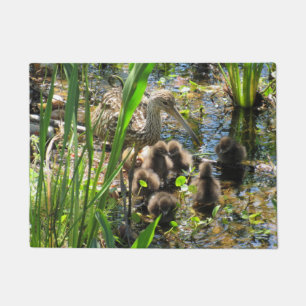 Famille Limpkin - Maman et Chiche - Tapis de porte