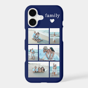 Famille Moderne 6 Photo Bleu Marine