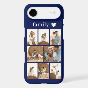 Famille Moderne 8 Photo Bleu Marine