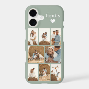 Famille Moderne 8 Photo Vert Sauge