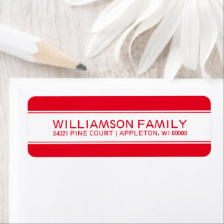 Famille ou entreprise en mode Gras Rouge classique