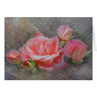 Famille rose texturisée