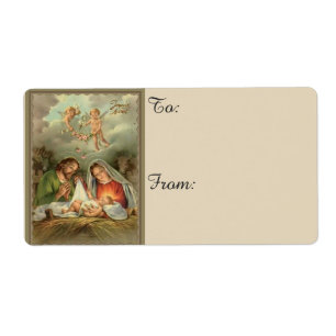 Famille sainte de nativité de Noël
