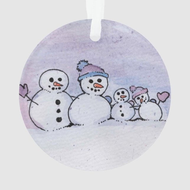 Famille Snowman (dos)