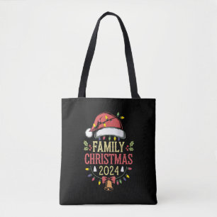 Family 2024 Christmas Matching Outfits Team Santa  Tote Bag