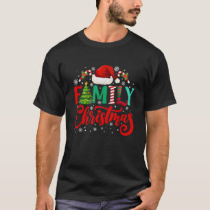 Family 2024 Christmas Squad Matching Pyjamas Santa T-Shirt