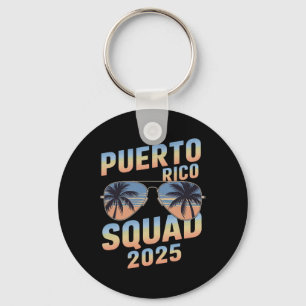 Family 2025 Matching Puerto Rico Family Trip Vacat Keychain