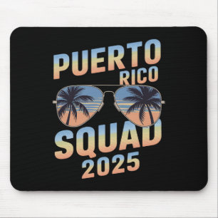 Family 2025 Matching Puerto Rico Family Trip Vacat Mouse Pad