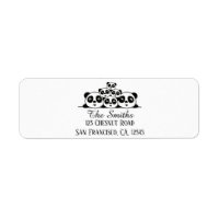 Family 2 Parents  4 Kids Return Address Labels