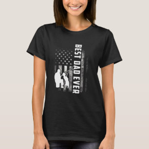 Family 365 Best Fishing Dad Ever Fish Daddy Father T-Shirt