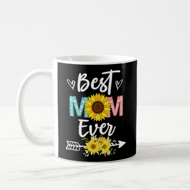 Family 365 Best Mom Ever Mothers Day For Coffee Mug (Left)