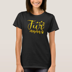 Family 365 Fur Mama Top Cute Cat  Dog Mom Graphic 
