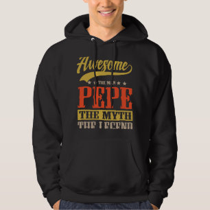 Family 365 Pepe The Man The Myth The Legend Father Hoodie