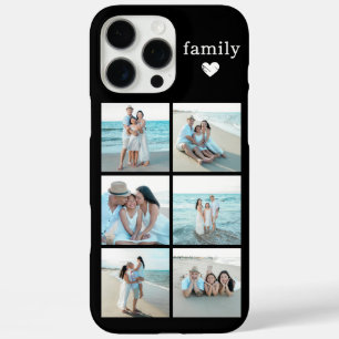 Family 6 Photo Black iPhone 16 Pro Max Case