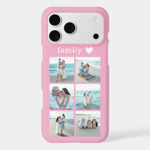 Family 6 Photo Pink Case-Mate iPhone Case