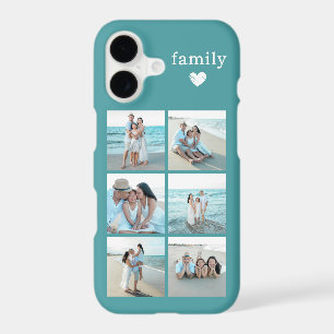 Family 6 Photo Teal