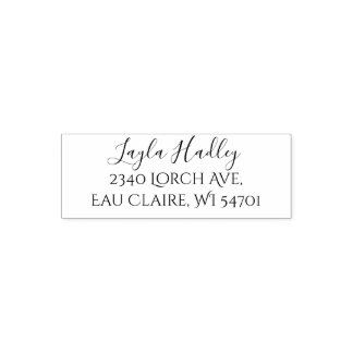 Family Address Labels, Return Address Labels Self-inking Stamp