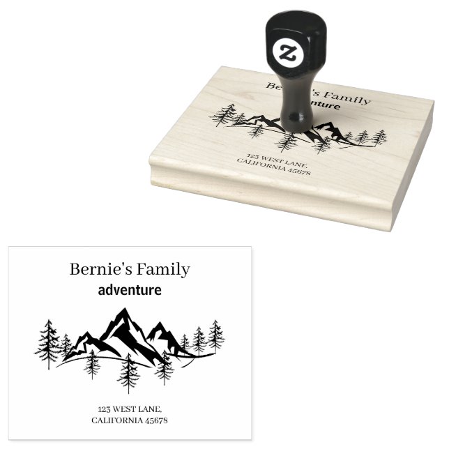 Family Adventure Self-inking Stamp (Stamped)