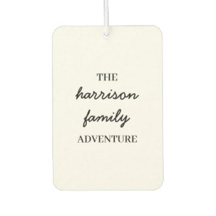 Family Adventures Original Modern Minimalist Style Air Freshener