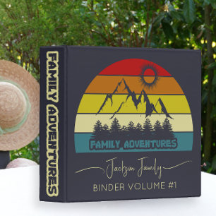 Family Adventures Original Vintage Trip Binder