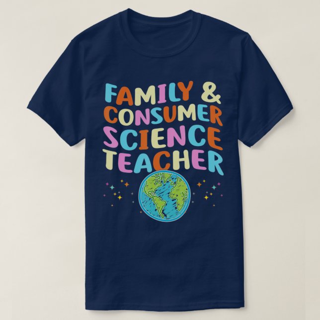 Family and Consumer Science Facs Teacher Back To S T-Shirt (Design Front)