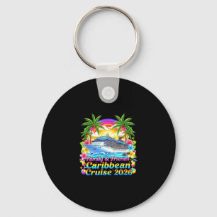 Family And Friends Caribbean Cruise 2026 Tee Beach Keychain