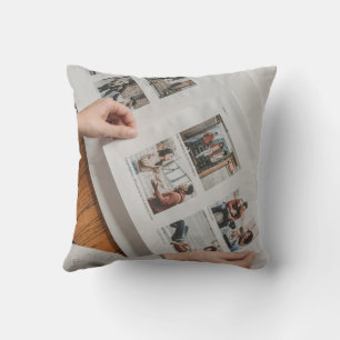 Family and Friends Photo Throw Pillow