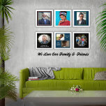 Family And Friends Portrait Collage Love Forever Foam Core Photo Tile<br><div class="desc">Family And Friends Portrait Collage Love Forever Photo Tiles has a set of six photos and are great to place in your home or office. Personalize with your favourite photos and information. It also makes a great gift with your photographs.</div>