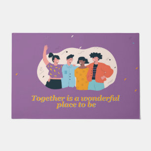 Family and Friends Welcome doormats/ door matts Doormat