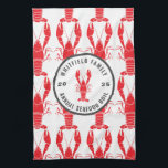 Family Any Occasion Lobster Boil Celebration Kitchen Towel<br><div class="desc">It's here again. The annual summer party event you plan for the whole family to hang, eat and drink. Commemorate this year with a matching family design to make the photo look perfect and keep the memory alive for years. Add your family details by clicking the "Personalize" button above. TIP:...</div>