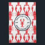 Family Any Occasion Lobster Boil Custom Kitchen Towel<br><div class="desc">It's here again. The annual summer party event you plan for the whole family to hang, eat and drink. Commemorate this year with a matching family design to make the photo look perfect and keep the memory alive for years. Add your family details by clicking the "Personalize" button above. TIP:...</div>