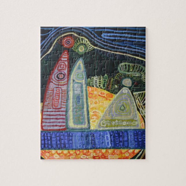 Family Art painting Puzzle (Vertical)